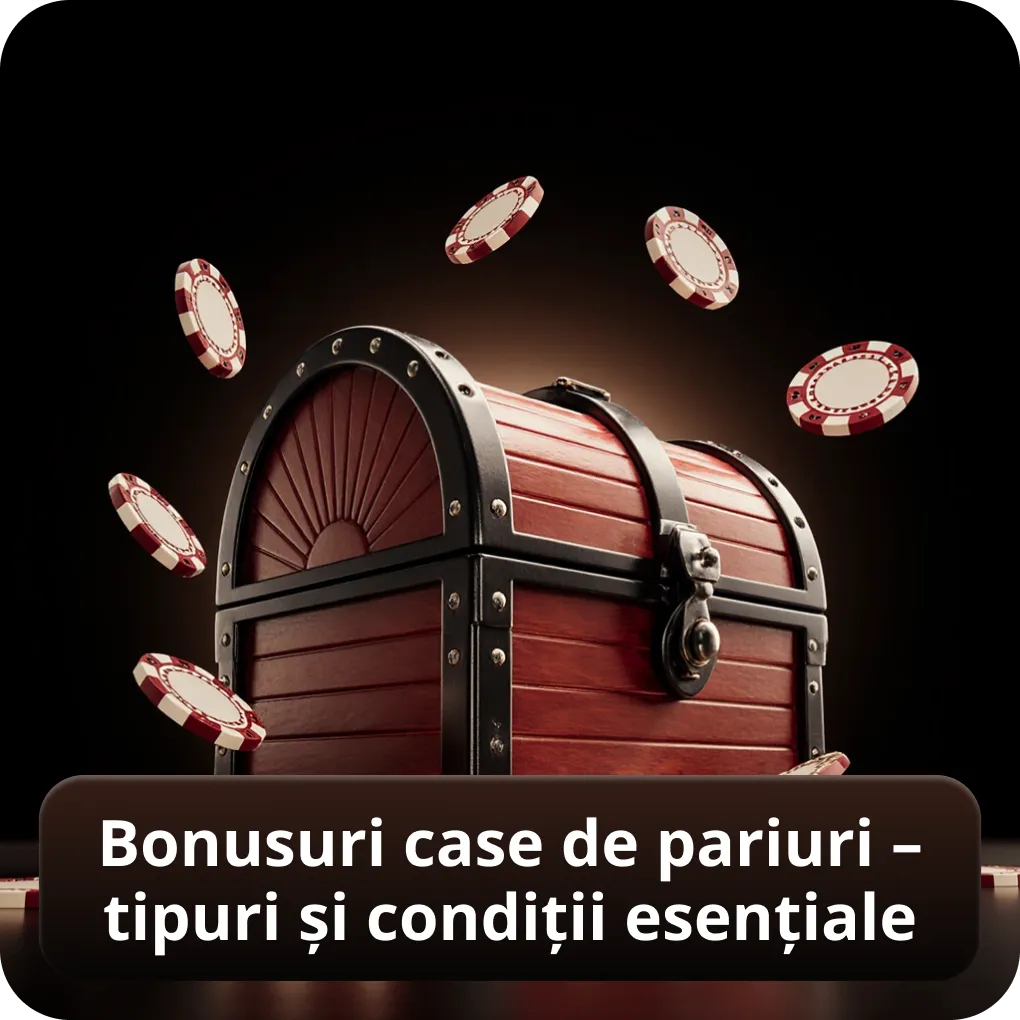 Bonusuri case de pariuri – tipuri și condiții esențiale